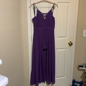 Purple romper